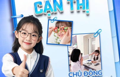 KIỂM SOÁT TIẾN TRIỂN CẬN THỊ: GIẢI PHÁP VÀNG BẢO VỆ THỊ LỰC TOÀN DIỆN CHO TRẺ