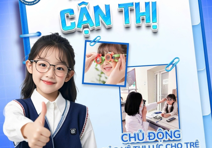 KIỂM SOÁT TIẾN TRIỂN CẬN THỊ: GIẢI PHÁP VÀNG BẢO VỆ THỊ LỰC TOÀN DIỆN CHO TRẺ